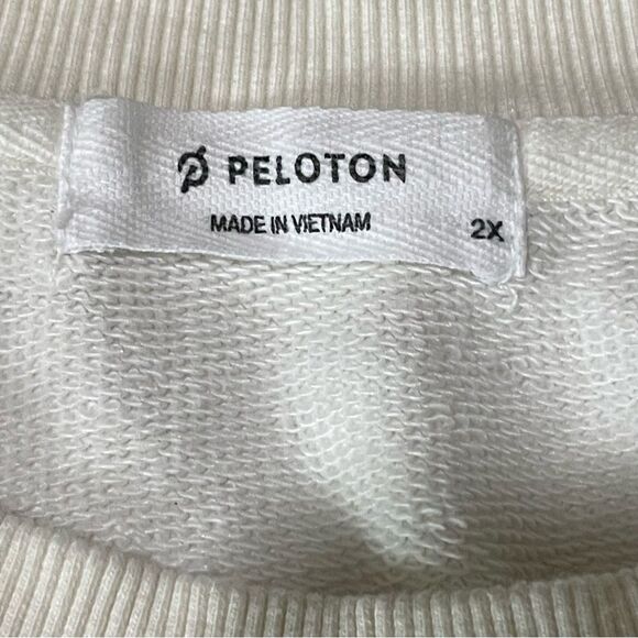 PELOTON embroidered‎ logo crewneck sweatshirt Women's size 2X - Picture 4 of 7